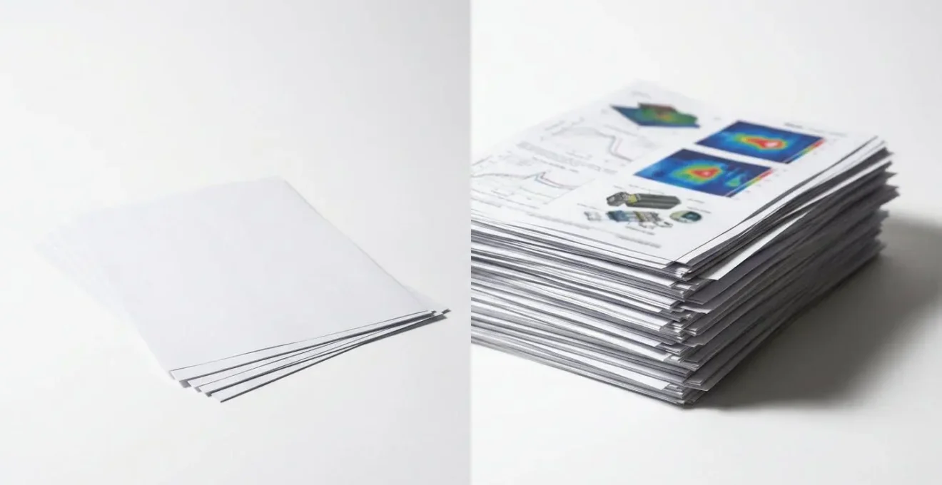 Visualisation graphique comparant les livrables d'un audit low-cost versus premium