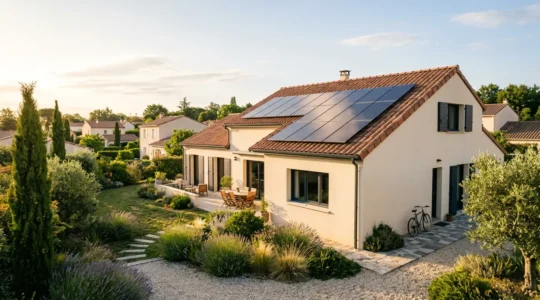 Installation photovoltaïque sur maison individuelle avec calcul de dimensionnement