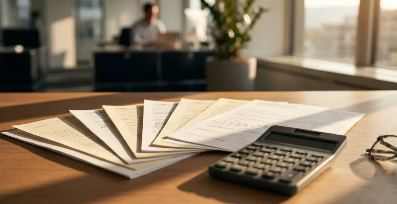 Documents fiscaux et calculatrice pour la déclaration des revenus photovoltaïques