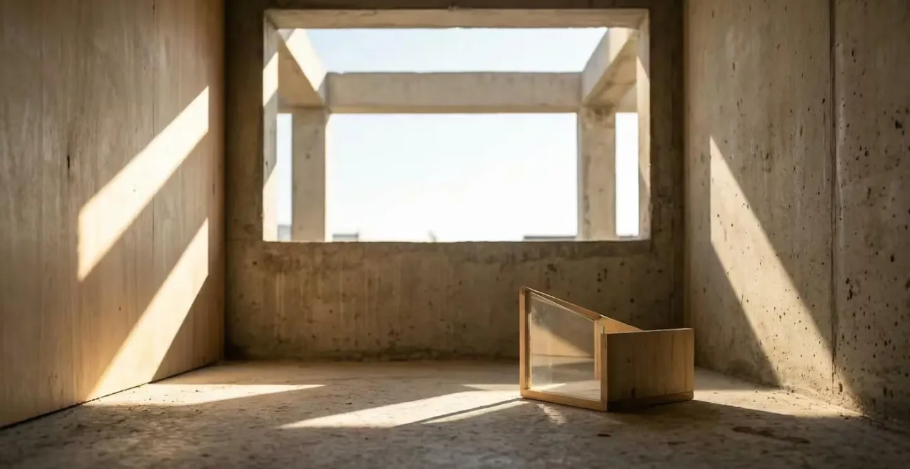 Schéma architectural montrant l'orientation optimale des vitrages d'une maison passive avec trajectoire solaire