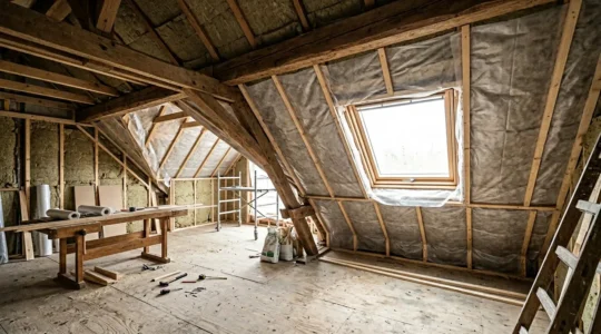 Membrane d'étanchéité pour isolation des combles en rénovation